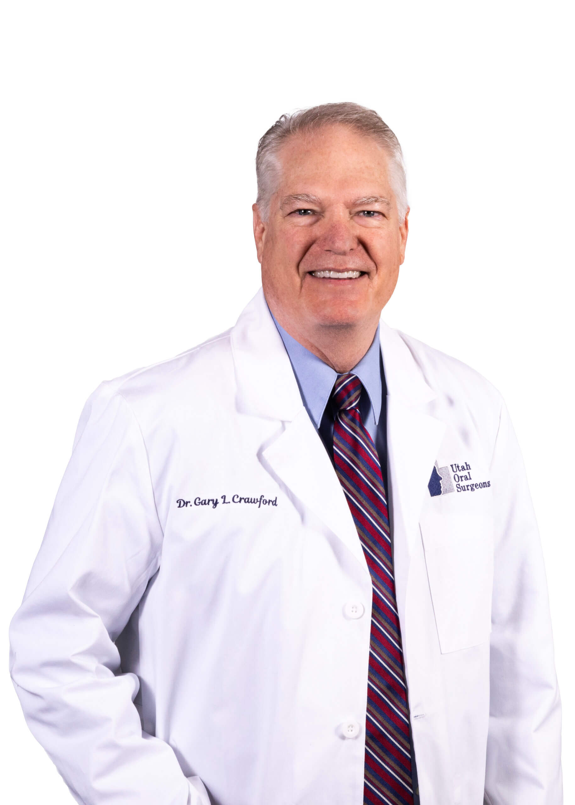Dr. Crawford - Utah Oral Surgeons in lab coat